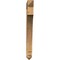Ekena Millwork Imperial Arts & Crafts Rough Sawn Bracket, Western Red Cedar, 4"W x 34"D x 42"H BKT04X34X42IMP03RWR - alternate 3